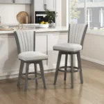 Corvallis Swivel Counter Chair Set Of 2 By Homelegance - Image 14