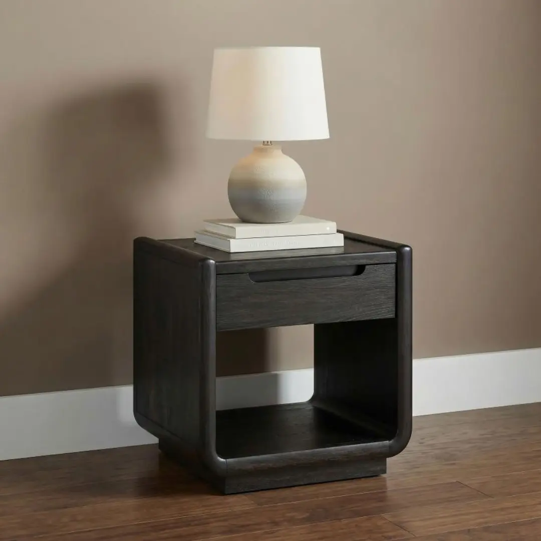 Leandro 1-Drawer Rectangular End Table By Coaster Furniture | U-Trade Furniture Leandro 1-Drawer Rectangular End Table By Coaster Furniture - Image 1