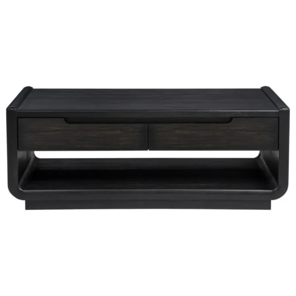 Leandro Wood Rectangle Coffee Table By Coaster Furniture - Image 5