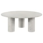 Astoria 3-Piece Marble Coffee Table Set White By Coaster Furniture - Image 6