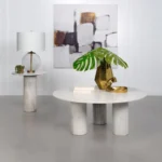 Astoria White Round Coffee Table By Coaster Furniture - Image 6