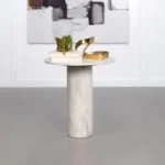 Astoria 3-Piece Marble Coffee Table Set White By Coaster Furniture - Image 3