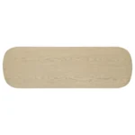 Kailani Beige Oak Console Table with Shelf By Coaster Furniture - Image 4