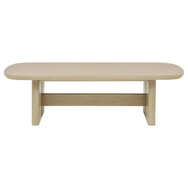 Kailani Coastal Wood Coffee Table Rectangle By Coaster Furniture - Image 2