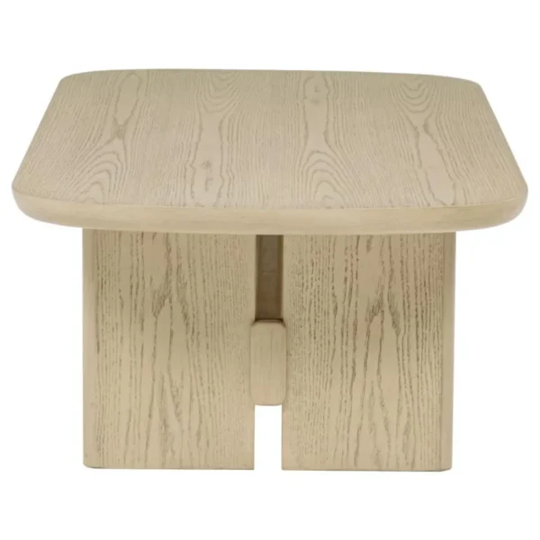 Kailani Coastal Wood Coffee Table Rectangle By Coaster Furniture - Image 5