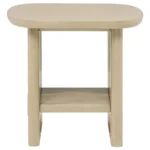 Kailani Square Beige Oak End Table By Coaster Furniture - Image 2