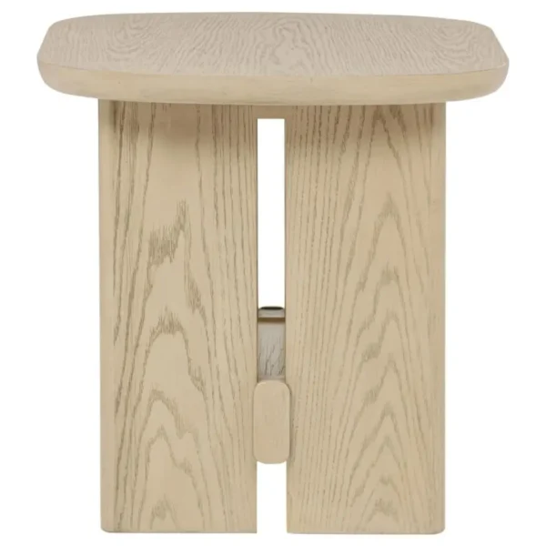Kailani Square Beige Oak End Table By Coaster Furniture - Image 3