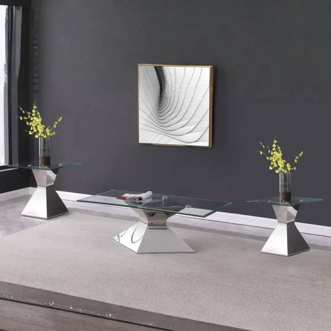 Jenny 3-Piece End Table and Coffee Table Set By Coaster Furniture | U-Trade Furniture Jenny 3-Piece End Table and Coffee Table Set By Coaster Furniture - Image 1