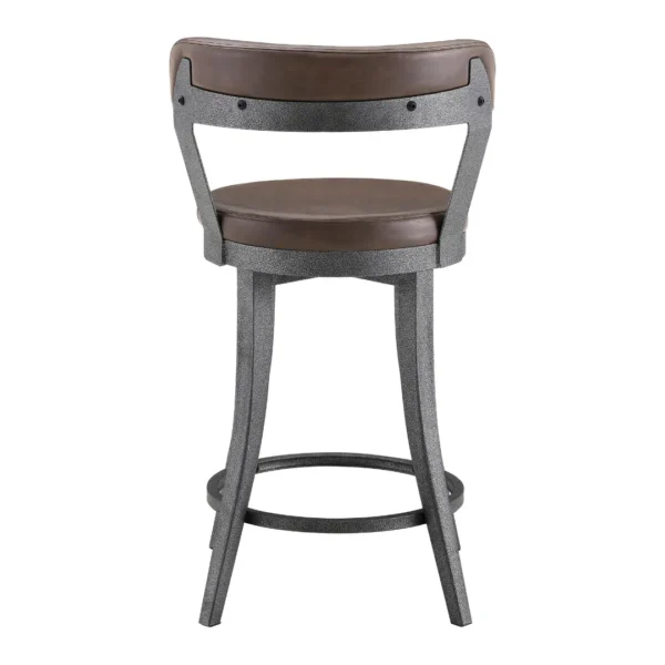 Foundry swivel chair counter height Set Of 2 By Homelegance - Image 2