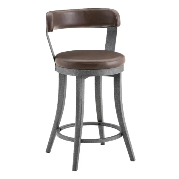 Foundry swivel chair counter height Set Of 2 By Homelegance - Image 4