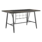 Foundry rectangular counter height dining table By Homelegance - Image 2