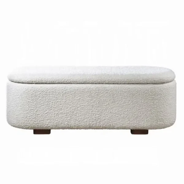 Sandro Beige Storage Bench Bedroom by ACME - Image 2