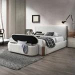 Sandro Beige Storage Bench Bedroom by ACME - Image 6