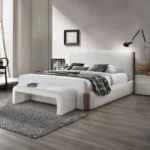 Sandro Beige Bench for Bedroom by ACME - Image 5