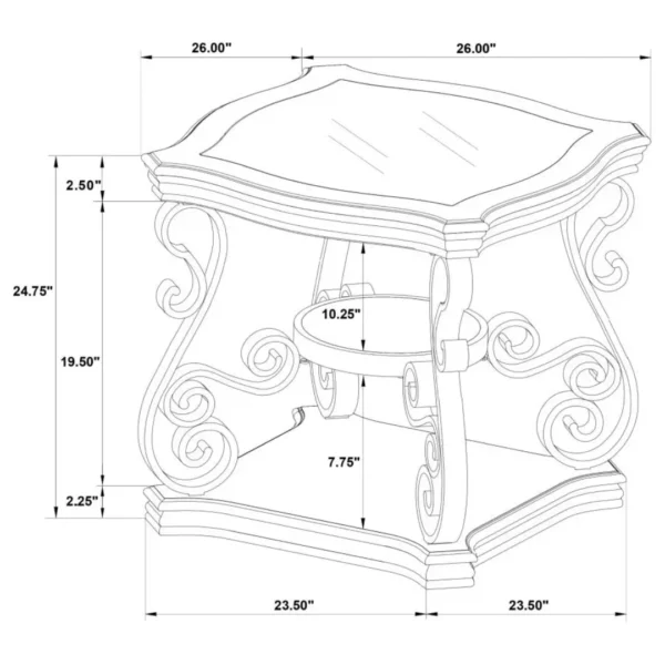 Laney 3 Piece Coffee Table Set with Storage By Coaster Furniture - Image 11