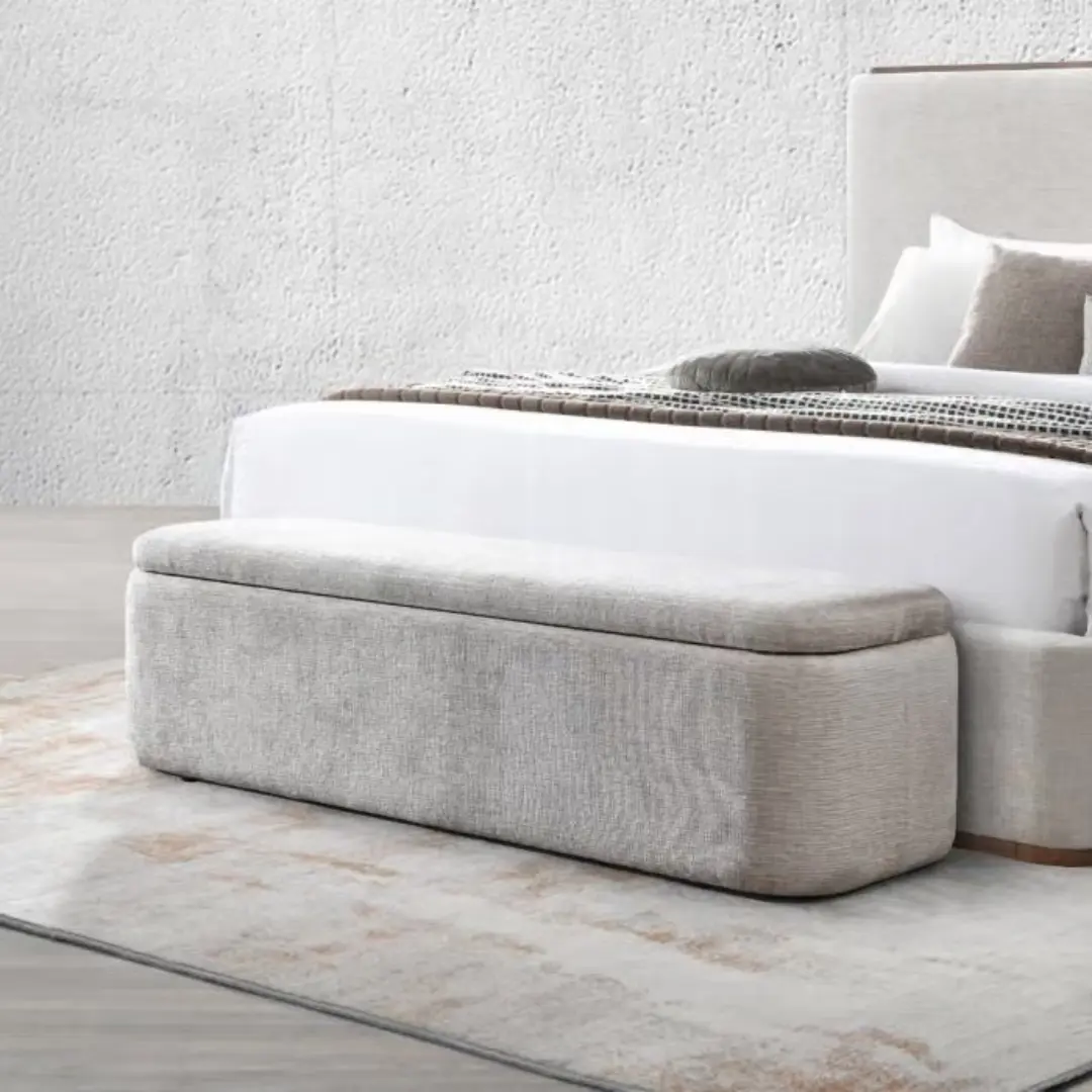 Orane Gray Bench with Storage by ACME | U-Trade Furniture Orane Gray Bench with Storage by ACME - Image 1