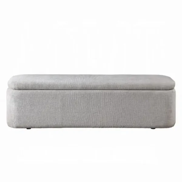 Orane Gray Bench with Storage by ACME - Image 2