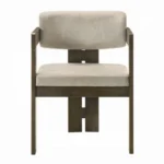 Destin Gray Arm Chair by ACME - Image 2