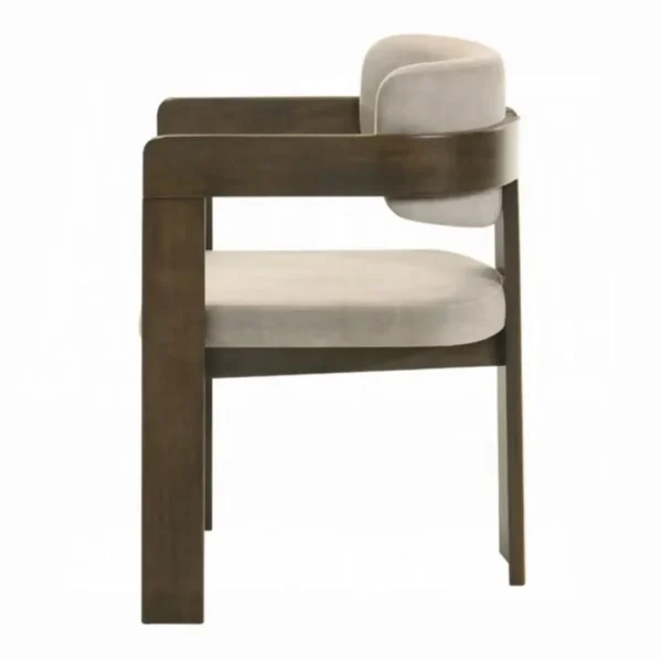 Destin Gray Arm Chair by ACME - Image 3