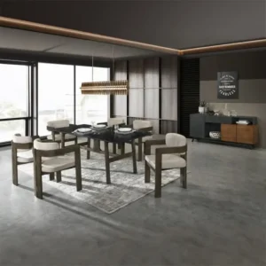 Walnut 7 Piece Dining Set