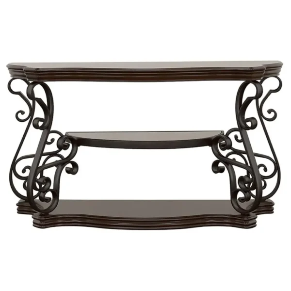 Laney Scrollwork Entryway Sofa Table with Storage By Coaster Furniture - Image 2