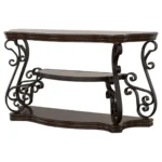 Laney Scrollwork Entryway Sofa Table with Storage By Coaster Furniture - Image 3