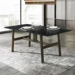 Destin Black Marble Dining Table by ACME