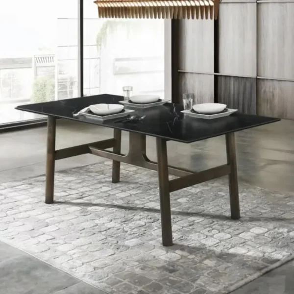 Black Marble Dining Table