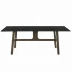 Destin Black Marble Dining Table by ACME - Image 2