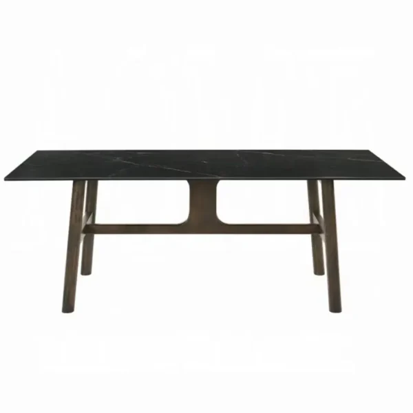 Destin Black Marble Dining Table by ACME - Image 2