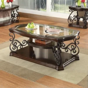 Laney Rectangle Coffee Table with Storage By Coaster Furniture