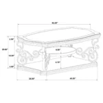 Laney 3 Piece Coffee Table Set with Storage By Coaster Furniture - Image 10