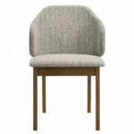 Oleia Walnut Side Chair Set of 2 by ACME - Image 2