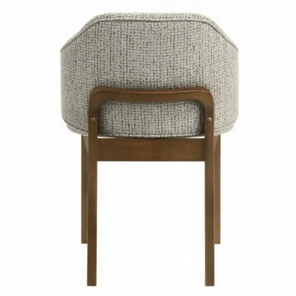 Oleia Walnut Side Chair Set of 2 by ACME - Image 3
