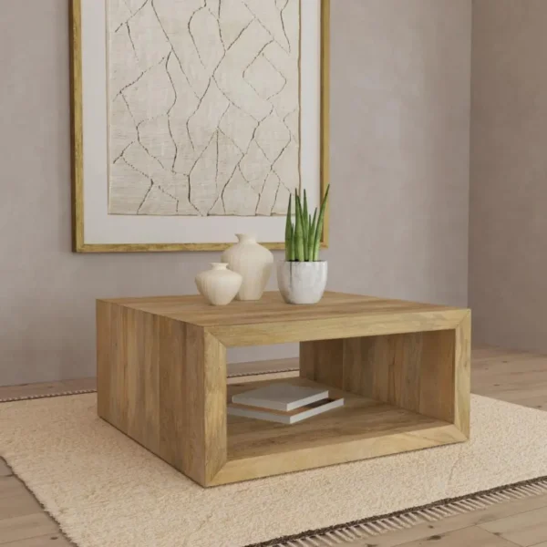 Benton Wood Living Room Table Set By Coaster Furniture - Image 2