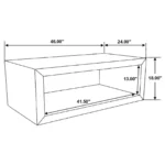 Benton Mango Wood Coffee Table By Coaster Furniture - Image 8