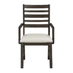 Wooden Dining Chair with Arms