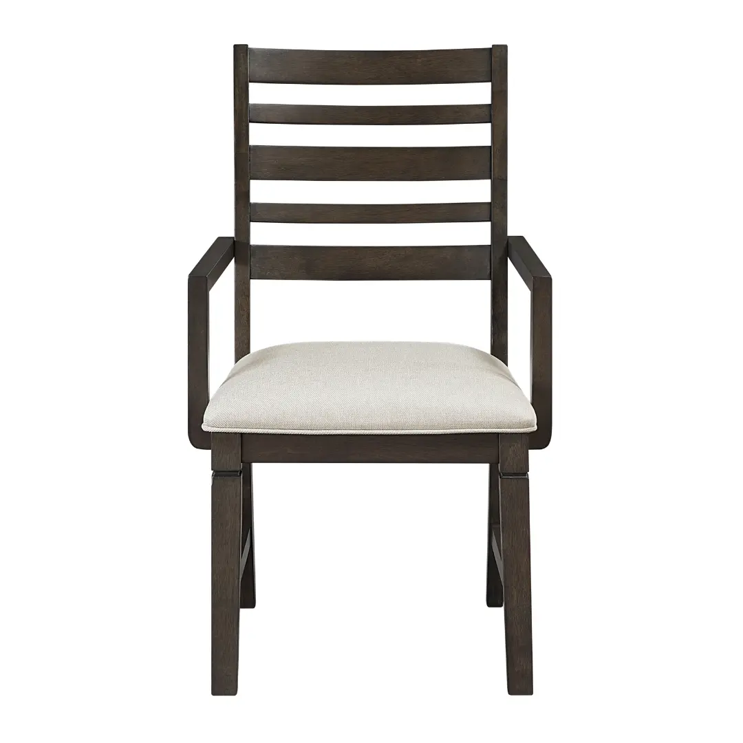Victoria Wooden Dining Chair With Arms Set Of 2 By Homelegance | U-Trade Furniture Wooden Dining Chair with Arms