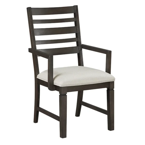 Victoria Wooden Dining Chair With Arms Set Of 2 By Homelegance - Image 3
