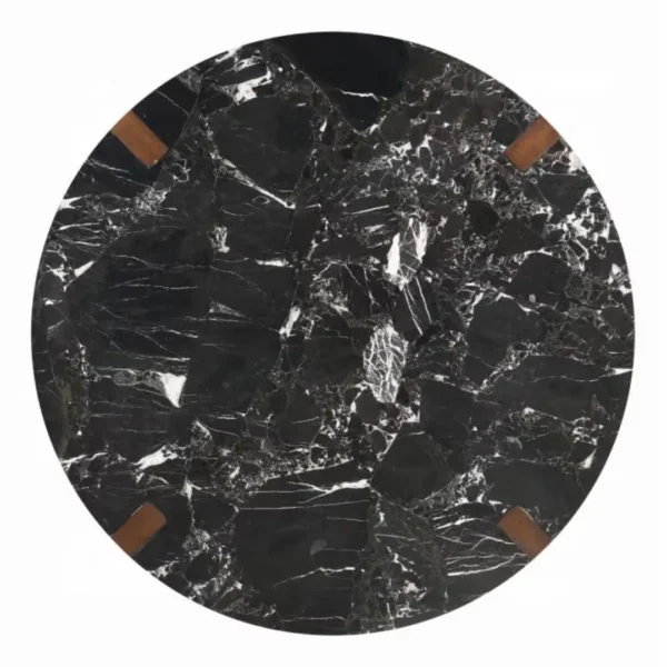 Estella Round Marble Dining Table for 4 by ACME - Image 3
