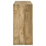 Benton Rectangular Solid Wood Sofa Table Natural By Coaster Furniture - Image 4