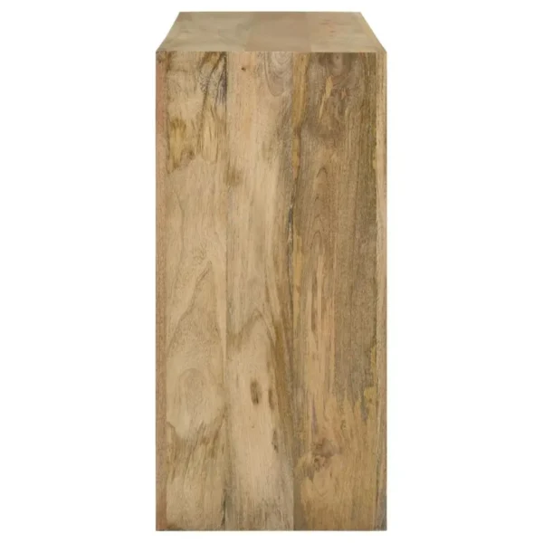 Benton Rectangular Solid Wood Sofa Table Natural By Coaster Furniture - Image 4