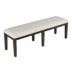 Victoria Dining Bench Upholstered By Homelegance - Image 2