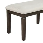 Victoria Dining Bench Upholstered By Homelegance - Image 3
