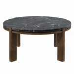Estella Black Marble Coffee Table by ACME - Image 2
