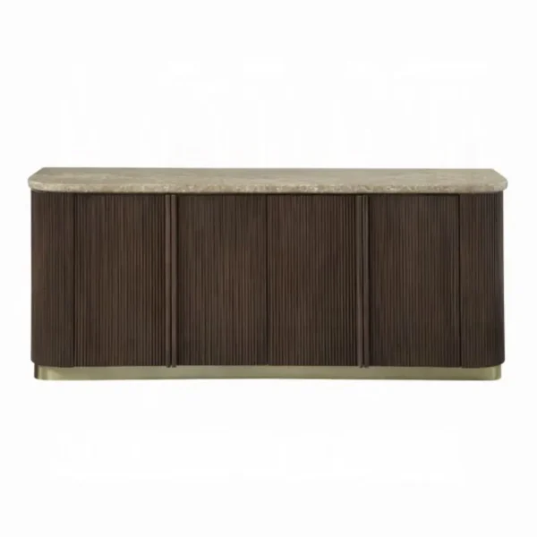Clayton Oak Buffet Cabinet by ACME - Image 2