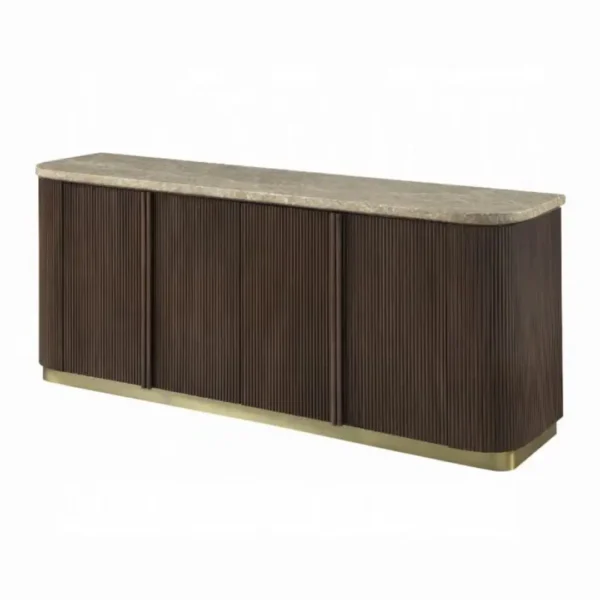 Clayton Oak Buffet Cabinet by ACME - Image 3