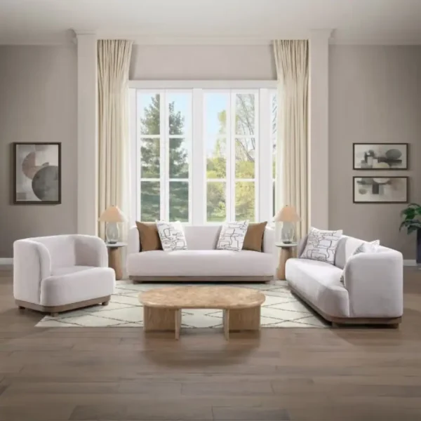 Duncan Beige Living Room Chair by ACME - Image 6