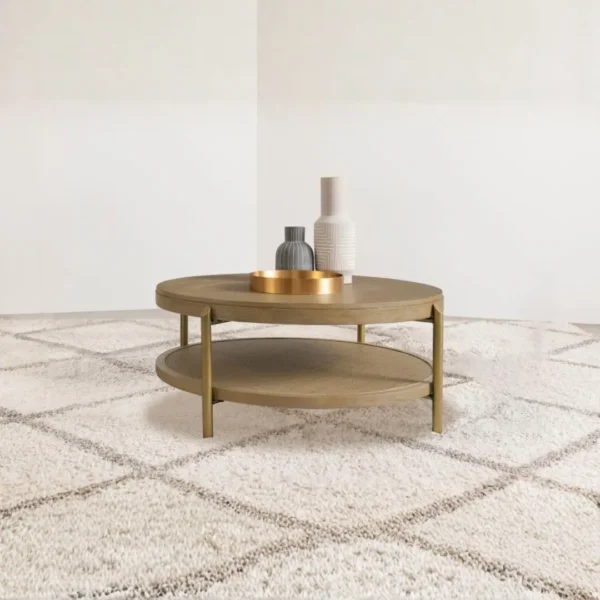 Arini 3-Piece Round Coffee and End Table Sets By Coaster Furniture - Image 3