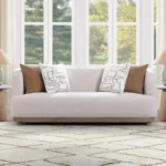 Duncan Beige Sofa with Pillows by ACME